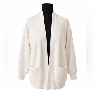 Quince Cream Women's Oversized Cardigan